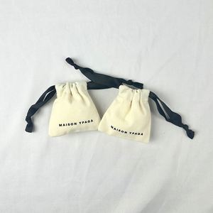 ถุงผ้าฝ้ายแบบมีเชือกผูกสำหรับใส่ของขวัญพร้อมโลโก้ของคุณ - Product Image 3