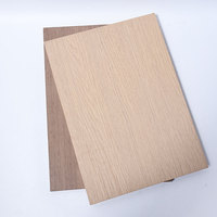 Panneau de densité MDF à double grain de bois de qualité supérieure, E0, écologique, imperméable, pour la décoration de meubles commerciaux et résidentiels