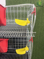 Nouvelle Cage à Cailles Commerciale en Acier Galvanisé Durable et Écologique, Conception Type H, Batterie Avicole Automatisée 5 Niveaux, Capacité 360