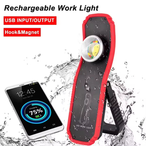 New type of portable USB rechargeable <b>light</b>-emitting diode work <b>light</b> <b>magnetic</b> suspension outdoor repair power supply <b>light</b> - Product Image 4