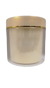 美容容器ホワイトゴールドパープル100g 200g 250 300g <span class=keywords><strong>450</strong></span> 500gゴールド高級クリームジャー容器ボトル化粧品 - Product Image 3