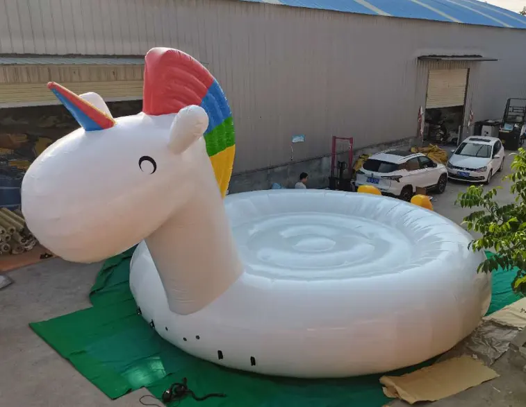 Commercial grade inflatable Unicorn jumping bouncy castles bounce house for kids and adults