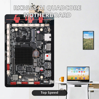 Rockchip RK3568 Motherboard industri mini-itx, dengan WiFi LPDDR4 memori SATA USB 2.0/3.0 Ethernet