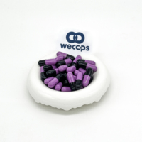 Wecaps Capsules vides imprimées sur mesure Capsules végétales Hpmc Capsules vides Taille 3 et 4 Capsules végétales