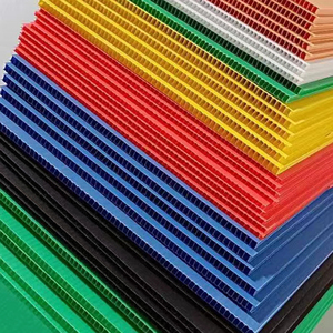 Lastra in PP colorato alveolare tagliata su misura, qualsiasi dimensione 2-12mm 1220*2440mm per divisori per scatole di trasporto, cartelli e imballaggi - Product Image 2