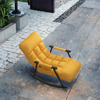 Moderne Double paresseux à bascule inclinable tissu stockage loisirs maison meubles Chaise longue pour appartement hôpital