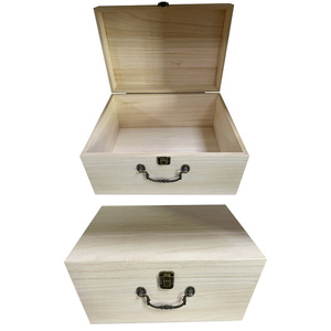 Boîte de rangement en bois massif pour collègues de lycée, avec gravure, pour emballage cadeau de bijoux - Product Image 1