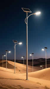 Lampu Jalan tenaga surya terpisah IP65 pemasangan mudah Tidak kabel yang diperlukan untuk jalan persegi taman jalan raya penggunaan luar ruangan - Product Image 4