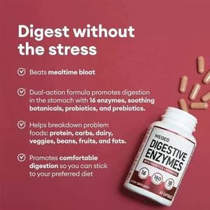 Integratori in Capsule per la Salute dello Stomaco con Enzimi Digestivi Antiossidanti per Adulti - Product Image 4