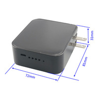 Router Inalámbrico Portátil AP 3G, Material ABS con Enchufe de Corriente Alterna, Carcasa de Plástico