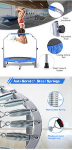 Trampolín de <span class=keywords><strong>fitness</strong></span> para niños, trampolín plegable de salto para interior y exterior, barato, precio de venta - Product Image 3