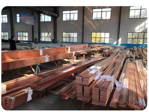 شركة تصنيع قضبان النحاس بالجملة tu1t2 موصلية عالية النحاس الأحمر شريط مربع 40 قضبان النحاس المعلبة - Product Image 5