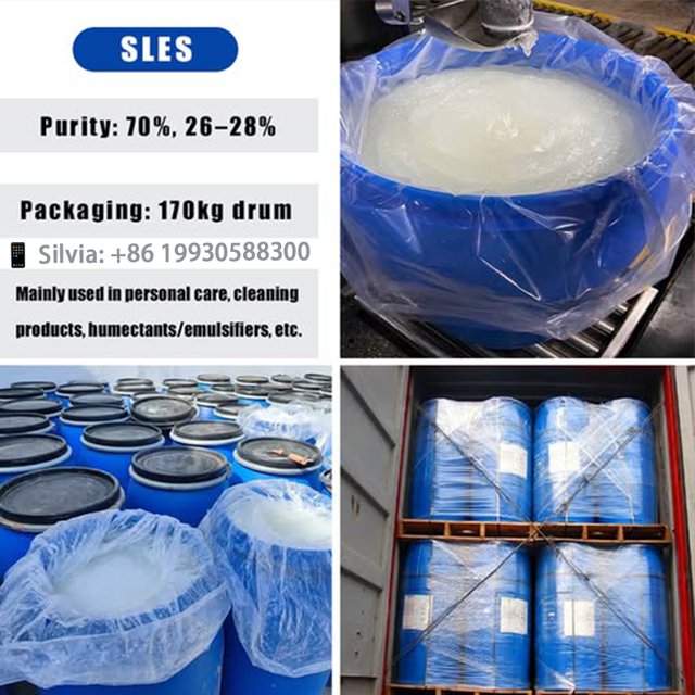 Wholesale Sles 70sodium Lauryl Ether Sulphate Chemical Raw Materia Texapon N70 Sles 70