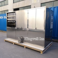 Kingwell-máquina industrial para hacer cubitos de hielo, 5.000 kg/día