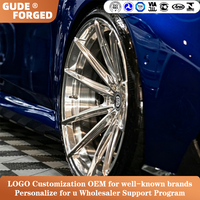 Rines Cóncavos Profundos Forjados GUDE de 16 17 18 19 20 22 23 24 25 26 Pulgadas, Rines de Aleación Forjada Aptos para BMW M3 M5 Mercedes, Audi