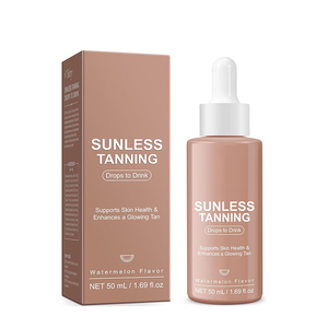 Suero Autobronceador Orgánico de Marca Privada AiXin, Acelerador para Pieles Normales, Realza el Tono Natural de la <span class=keywords><strong>Piel</strong></span>, Gotas Autobronceadoras Corporales 50ml - Product Image 1