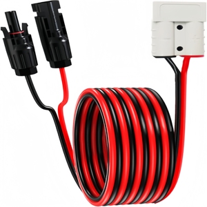 Câble d'extension de connecteur solaire MC4 à fiche style SB50 de calibre 6, faisceau de câblage PVC 16mm² pour systèmes de batteries solaires hors réseau - Product Image 2
