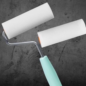 Rodillos de pintura de esponja de 4 pulgadas con mango de plástico azul a bajo precio - Product Image 4