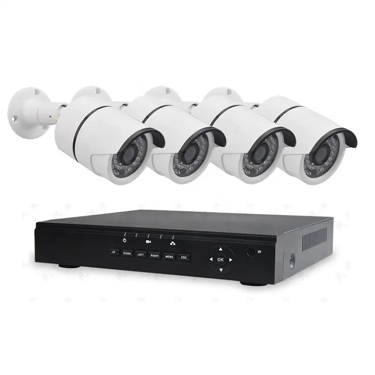 outdoor cctv camera system 4ch poe ip camera 4mp hd security camera video surveillance system motion detection infrared camara