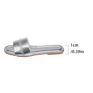 Sandali Estivi Casual 2026 con Cinturino in Strass, Leggeri, Antiscivolo, Open Toe, <span class=keywords><strong>Scarpe</strong></span> da Spiaggia - Product Image 6