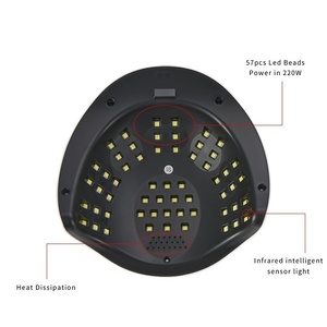 ZJ 48W UV LED Gel <strong>Nail</strong> Lamp Cordless Quick-Dry Salon Use Plastic Material Professional <strong>Nail</strong> Dryer <strong>Nail</strong> Enhancement Equipment - Product Image 2