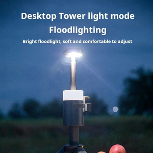 Outdoor Rechargeable Telescopic Working Lamp Waterproof 1000LM Camping <strong>Lights</strong> with Remote Magnet for Camp Fishing - Product Image 2