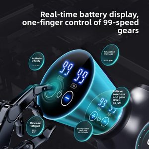Pistolet de massage électrique mini personnalisé, best-seller, 6 vitesses, rechargeable, vibration profonde des tissus, soulagement musculaire avec contrôle de la minuterie - Product Image 4