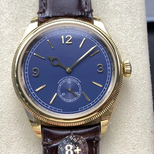 Reloj Mecánico de Lujo de Súper Calidad, 40 mm, 8+ de Fábrica, Acero 904, Movimiento ETA 7140, 52-509, Dorado Azul 1908 - Product Image 1