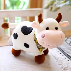Simpatico cartone animato decorazione per la casa mucca peluche per bambini animali di peluche animale peluche bambola sorridente mucca giocattolo imbottito macchina artiglio del bestiame - Product Image 4