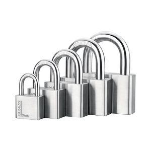 Candado de seguridad con grillete corto marino de acero inoxidable 304, cerradura para exteriores, resistente al agua, a prueba de óxido, cerradura de puerta antipalanca, herrajes para barcos de 70mm - Product Image 4