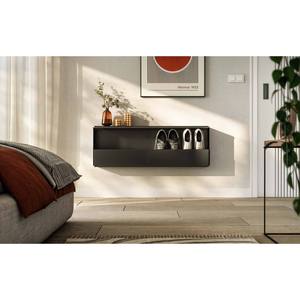 100 Cm Matte Powder Coated Freestanding Entryway Bedroom Modern Knut Aluminium <b>Shoe</b> <b>Rack</b> <b>Black</b> or White Color Available - Product Image 1