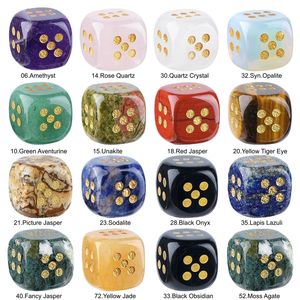 Adornos de Dados Cuadrados Clásicos para Niños de 15 mm con Borde Especial, Decoración de Piedras Coloridas de 6 Caras, Regalo Artesanal Exquisito - Product Image 5