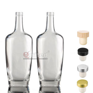 <span class=keywords><strong>Bouteille</strong></span> en verre <span class=keywords><strong>de</strong></span> 750ml pour vodka whisky <span class=keywords><strong>rhum</strong></span> vin <span class=keywords><strong>bouteille</strong></span> en verre <span class=keywords><strong>de</strong></span> bonne qualité personnalisée pour la liqueur - Product Image 1