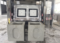 Machine mobile polyvalente de vibroformage pour la fabrication d'éléments en béton préfabriqués (tuyaux en ciment, boîtes en U, culverts, monte-étages de puits)