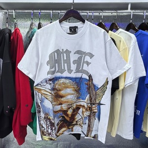 T-shirt à manches courtes en coton tendance pour homme, imprimé rétro MIXED EMOTIONS, tendance streetwear, décontracté, hip-hop, de haute qualité, vente chaude - Product Image 5