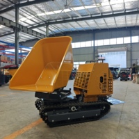 Mini-dumper sur chenilles rotatif hydraulique de 1200 kg
