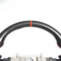 Volant en fibre de carbone pour pick-up 4x4 Suzuki Jimny 2019+, volant de course personnalisé en cuir