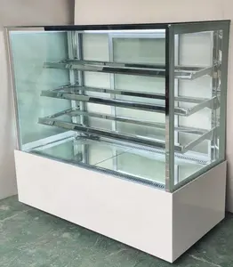 Dispositivo di raffreddamento di vetro del dolce dell'esposizione del vitrino del gabinetto del dolce del contatore della pasticceria di 1.2m con CE