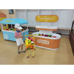 Casa de Juego de Madera y Plástico para Niños, Juego de Imitación de <span class=keywords><strong>Chef</strong></span>, Equipo de Juego Infantil, Parque de Diversiones Interior - Product Image 3