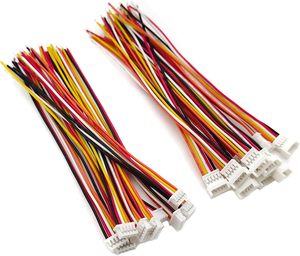 10 paires de connecteurs électriques micro JST 1,25 mm de pas, 5 broches, mâle-femelle, en cuivre, avec câble UL1571-26AWG de <span class=keywords><strong>100</strong></span> mm - Product Image 2