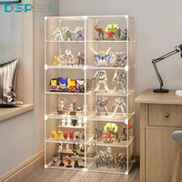Meuble d'affichage à LED en acrylique transparent multicouche personnalisé de haute qualité DSP Vietnam Factory
