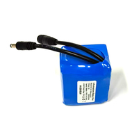 22.2V 24V 2.5AH 2.6Ah 18650 6S1P Baterai Lithium Isi Ulang Paket Baterai Li-ion dengan Konektor DC Lampu LED Strip Kamera CCTV