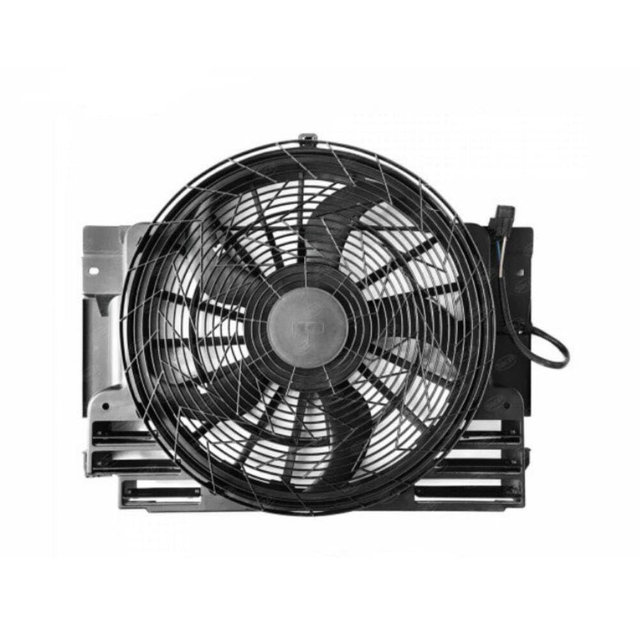 Baimi for E53 X5 1999-2006 4.4L Radiator Cooling Fan 24V New OE 64506908124;64546919051