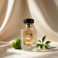 Atomiseur de parfum en verre de haute qualité 30 50 100 ml avec bouchon à sertir, vaporisateur à fine brume, flacon de parfum avec boîte