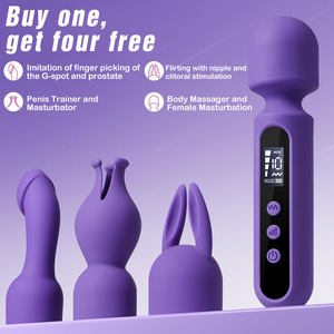 Vibrateur corporel sans fil portatif BANSEY AV, tête de lapin pour préliminaires, moteur silencieux, double action, outil de bien-être intime - Product Image 5