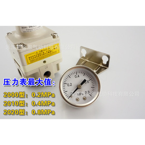 วาล์วลดแรงดันแอร์แทค IR2010 0.4Mpa 1/4 นิ้ว ตัวปรับแรงดันแก๊ส - Product Image 1