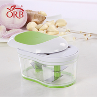 Picadora Manual de Verduras y Frutas Multifuncional ORB BF105, Diseño Innovador, Prensa Manual para Cocina, Picadora de Ajo