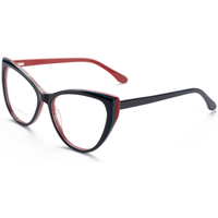 Monture de lunettes classiques œil-de-chat Elan Optical RD26102 de bonne qualité, monture complète en acétate pour femmes, lunettes optiques, fourniture directe d'usine