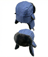 Gorro de Camuflaje de Invierno con Logotipo Personalizado al por Mayor, Gorro Ushanka de Piel Sintética para Hombre, Gorro de Aviador con Orejeras para Caza al Aire Libre