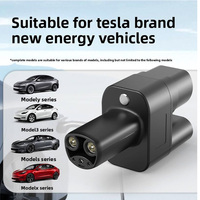 Adaptateur de charge rapide AC/DC CCS2 vers Tesla 250A 500A 250kW, Adaptateur CCS2 vers NACS pour Tesla Model 3/Y/S/X /Cybertruck